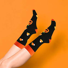 Load image into Gallery viewer, Halloween Socks Christmas Socks for Women Funny Novelty Skeleton Socks Christmas Gifts Women Casual Socks 6 Pack
