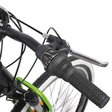 Load image into Gallery viewer, Hiland 26 Inch Mountain Bike MTB Bicycle with 18 Inch Full-Suspension Steel Frame Kickstand Disc-Brake Suspension Fork Cycling Urban Commuter City Bicycle Black Green
