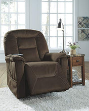 Load image into Gallery viewer, Signature Design by Ashley Samir Power Lift Recliner Coffee

