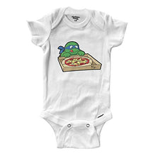 Load image into Gallery viewer, Hungry Turtles Leonardo Pizza Infant Baby Boy Girl Clothes Onesies Bodysuits Great Gift Cute Ninja (0-3 Months)
