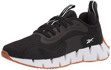 Load image into Gallery viewer, Reebok Men's Zig DYNAMICA Sneaker, Black/White/Gum, 9.5
