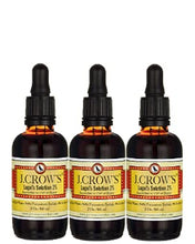 Load image into Gallery viewer, J.CROW&#39;S® Lugol&#39;s Solution of Iodine 2% 2 oz Three Pack (3 Bottles)
