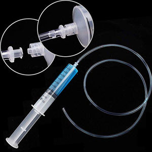 DEPEPE 2pcs 100ml Large Plastic Syringe with 2pcs 47in Handy Plastic Tubing and Luer Connections for Scientific Labs, Measuring, Watering, Refilling, Filtration, Feeding