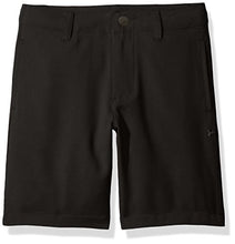 Load image into Gallery viewer, Under Armour Boys' Little Golf Medal Play Short, Belt Loops, Elastic Closure, Lightweight &amp; Stretchy, Black, 4T
