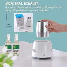 Load image into Gallery viewer, Smart Device Fast Refrigeration Cup, Mini Desktop Fast Cooling Mug Portable Electronic Cooler Cup Ice Maker For Freezing Drinks Water Exquisite Gift （White）
