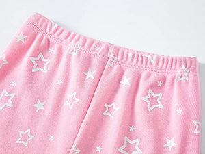 Babyroom Girls Matching Doll&toddler 4 Piece Cotton Pajamas Toddler Unicorn Sleepwear size 7 Pink