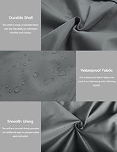 Load image into Gallery viewer, Wantdo Womens Double-Breasted Trench Coat with Belt Gray XL
