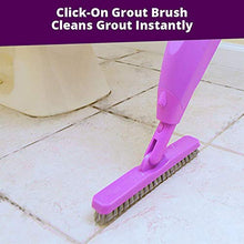 Load image into Gallery viewer, Rejuvenate Click N Clean Multi-Surface Spray Mop System Complete Bundle Includes Free Click-On Pro Grade Grout Brush 1 x 32oz No-Bucket Floor Cleaner (bundle with 3 reusable microfiber pads)
