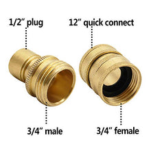 Load image into Gallery viewer, Twinkle Star Pressure Washer Adapter Set, Quick Disconnect Kit, M22 Swivel to 3/8&#39;&#39; Quick Connect, 3/4&quot; to Quick Release
