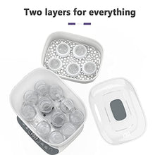 Load image into Gallery viewer, HAUTURE Baby Bottle Sterilizer and Dryer, 6-in-1 Electric Steam Sterilizer for Baby Bottles, Pacifier, Breast Pump- Touch Screen &amp; Auto-Off Bottle Sanitizer, White
