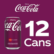 Load image into Gallery viewer, Coca-Cola Cherry Coke Soda, 12 Fl Oz (pack of 12)
