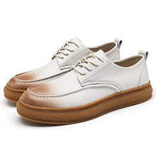 Load image into Gallery viewer, Sytanbo Men's Slip-On Driving Loafers Lightweight Comfortable Shoes Work Walking Shoes for Men Non Slip Breathable Lace-up Loafers Beige
