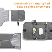 Load image into Gallery viewer, Portable Changing Pad, Waterproof Detachable Travel Changing pad for Newborn Girl Boy, Baby Changing Mat with Wipes Pocket &amp; Shoulder Strap Foldable Diaper Changing pad, Baby Shower Gifts
