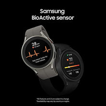 Load image into Gallery viewer, SAMSUNG Galaxy Watch 5 Pro 45mm LTE Smartwatch w/ Body, Health, Fitness and Sleep Tracker, Improved Battery, Sapphire Crystal Glass, Titanium Frame, GPS Route Tracking, US Version, Gray
