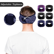 Load image into Gallery viewer, 6 Pieces Winter Ear Warmer Headband Ear Muffs Warmers Adjustable Stretchy Ear Cover Full Cover Headbands Winter Sports Sweatbands for Women Men Outdoor Activities Sports (Assorted Color)
