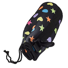 Load image into Gallery viewer, Af-Wan Protable Neoprene Insulated Water Drink Bottle Cooler Carrier Cover Sleeve Tote Bag Pouch Holder Strap for Kid Children Women Men Biker Travel Cycling Climbing Sports(Black+Black)
