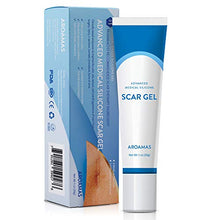 Load image into Gallery viewer, Aroamas Silicone Scar Gel, 30g, Silicone Scar Gel for Surgical Scars, for Face, Scar Gel with Silicone for Keloids, C-Section, Cosmetic Procedures, Burns, Injuries
