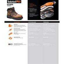 Load image into Gallery viewer, Timberland PRO Men's Pitboss 6" Steel-Toe Boot, Brown , 10 EE - Wide
