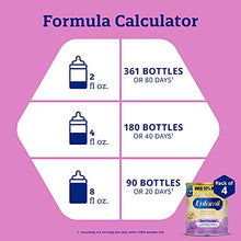 Load image into Gallery viewer, Enfamil Gentlease Baby Formula, Reduces Fussiness, Crying, Gas and Spit-up in 24 hours, DHA &amp; Choline to support Brain development, Value Powder Can, 27.7 Oz (Pack of 4)
