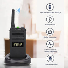 Load image into Gallery viewer, CONNECOM Two Way Radio - Digital &amp; Analog Walkie Talkies for Adults, Rugged 2 Way Radio Rechargeable Business Walky Talky Suitable for Shop, Hotel, Warehouse, Restaurant, CEducation GD700 4 Pack

