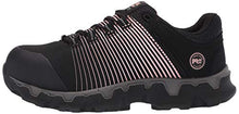 Load image into Gallery viewer, Timberland PRO Women's Powertrain Sport Alloy Toe SD+ Industrial Boot, Black, Rose Gold, 9

