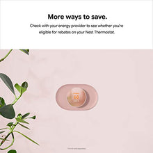 Load image into Gallery viewer, Google Nest Thermostat - Smart Thermostat for Home - Programmable Wifi Thermostat - Snow
