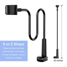 Load image into Gallery viewer, Gooseneck Cell Phone Holder, Universal 360 Flexible Phone Stand Lazy Bracket Mount Long Arms Clamp for Phone 11 Pro Xs Max XR X 8 7 6 6s Plus and Other 3.5~6.5&#39;&#39; Device (Black)
