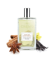 Load image into Gallery viewer, Cremo Spice &amp; Black Vanilla Cologne Spray, An Explosion of Vibrant Spices, Tobacco and Black Vanilla, 3.4 Oz
