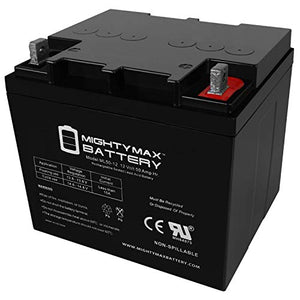 Mighty Max Battery 12V 50AH Replacement Battery Compatible with Minn Kota Trolling Motors Brand Product