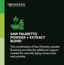 Load image into Gallery viewer, Saw Palmetto Prostate Supplements for Men as Potent DHT Blocker for Hair Growth and Beta Blocker to Decrease Frequent Urination (Saw Palmetto Once Daily, 200 Count)
