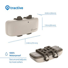 Load image into Gallery viewer, Tractive Waterproof GPS Dog Tracker - Location &amp; Activity, Unlimited Range &amp; Works with Any Collar (Beige - Newest Model)
