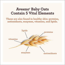 Load image into Gallery viewer, Aveeno Baby Daily Moisture Gentle Bath Wash &amp; Shampoo with Natural Oat Extract, Hypoallergenic, Tear-Free &amp; Paraben-Free Formula for Sensitive Hair &amp; Skin, Lightly Scented, 33 fl. oz
