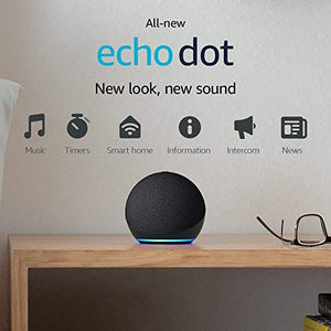 All-new Echo Dot (4th Gen) | Smart speaker with Alexa | Charcoal