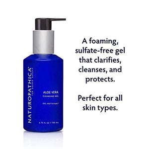 Naturopathica Aloe Cleansing Gel (5 oz.) & Lavender Honey Balancing Mist (4 oz.) Set - Gentle Facial Cleanser, Toner, Balancer