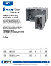 Load image into Gallery viewer, Madison Electric Products MSB1G4PK MSB1G Smart Depth Adjustable Box, 1 Gang, 18.5 cu. in. Gray (Pack of 4)

