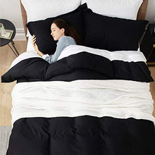 Load image into Gallery viewer, Bedsure White Duvet Cover Full Size - Brushed Microfiber Soft Full Size Duvet Cover 3 Pieces with Zipper Closure, 1 Duvet Cover 80x90 inches and 2 Pillow Shams
