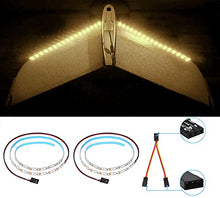 Load image into Gallery viewer, Arbusb RC Light Waterproof RC Led Lights for AR Wing Drone Model Car Truck RC Fixed Wing Airplane Flying Wing Plane Boat Warm White
