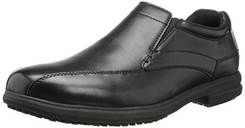 Load image into Gallery viewer, Nunn Bush mens Sanford Slip-on Slip Resistant loafers shoes, Black, 11.5 US