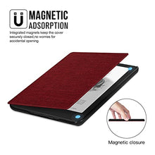 Load image into Gallery viewer, Ayotu Fabric Case for All-New 6.8&quot; Kindle Paperwhite &amp; Signature Edition (11th Gen, 2021 Release) - Lightweight Smart Cover with Auto Wake/Sleep - Support Back Cover Adsorption, Red
