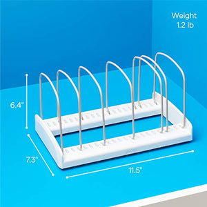 YouCopia Bakeware Storemore Adjustable Rack, Standard, White