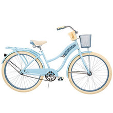Load image into Gallery viewer, Snow Shop Everything Nel Lusso Classic Cruiser Bike Frame, Women's, Light Blue, 26"
