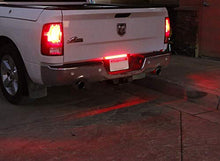 Load image into Gallery viewer, iJDMTOY Red Lens 54-SMD Full LED Tailgate ID Lightbar w/ F1 Strobe Flash Feature Compatible With 2006-up Dodge RAM 1500 2500 3500 Heavy Duty
