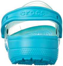 Load image into Gallery viewer, Crocs Unisex Men's and Women's Classic Translucent Clog, Digital Aqua, 12 US
