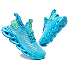Load image into Gallery viewer, GSLMOLN Tennis Shoes for Big Boys Sneakers Walking Jogging Athletic Sport Gym Workout Fitness Running Jog Shoes for Teen Young Mens Zapatos de Hombre Sky/Blue Size 12
