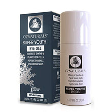 Load image into Gallery viewer, OZNaturals Anti Aging Eye Gel: Super Youth Eye Gel for Men and Women - Under Eye Treatment for Bags, Wrinkles, Crows Feet, Dark Circles, and Puffiness - Day and Night Anti Wrinkle Eye Gel - 0.5 Fl Oz
