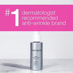 Neutrogena Rapid Wrinkle Repair Daily Retinol Anti-Wrinkle Moisturizer, Anti-Wrinkle Face & Neck Retinol Cream with Hyaluronic Acid, Retinol & Glycerin with SPF 30 Sunscreen, 1 fl. oz