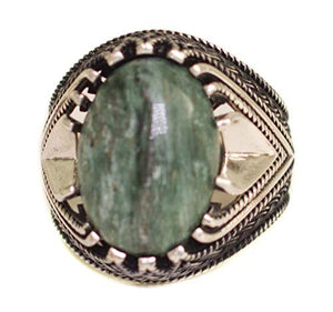Falcon Jewelry 925 Sterling Silver Mens Ring, Natural Moonstone, Blood Stone, Emerald, Amethyst, Pearl Stone, Free Express Shipping