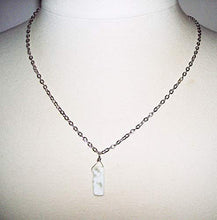 Load image into Gallery viewer, LARIMAR NECKLACE Pendant PEACE CLARITY LOVE ENERGY Metaphysical Stone Silver Pltd
