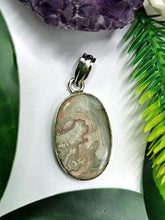 Load image into Gallery viewer, Beautiful rhodochrosite pendant in 925 sterling silver - gemstone/crystal gift |Mother&#39;s Day/engagement/wedding/anniversary/birthday gift
