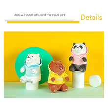 Load image into Gallery viewer, MINISO We Bare Bears Cute Stuffed Animals, Soft Grizzly Plush Toys for Girls Boys Toddlers Kids, (Kawaii Plushies with Yellow Hoodie, 9.6")
